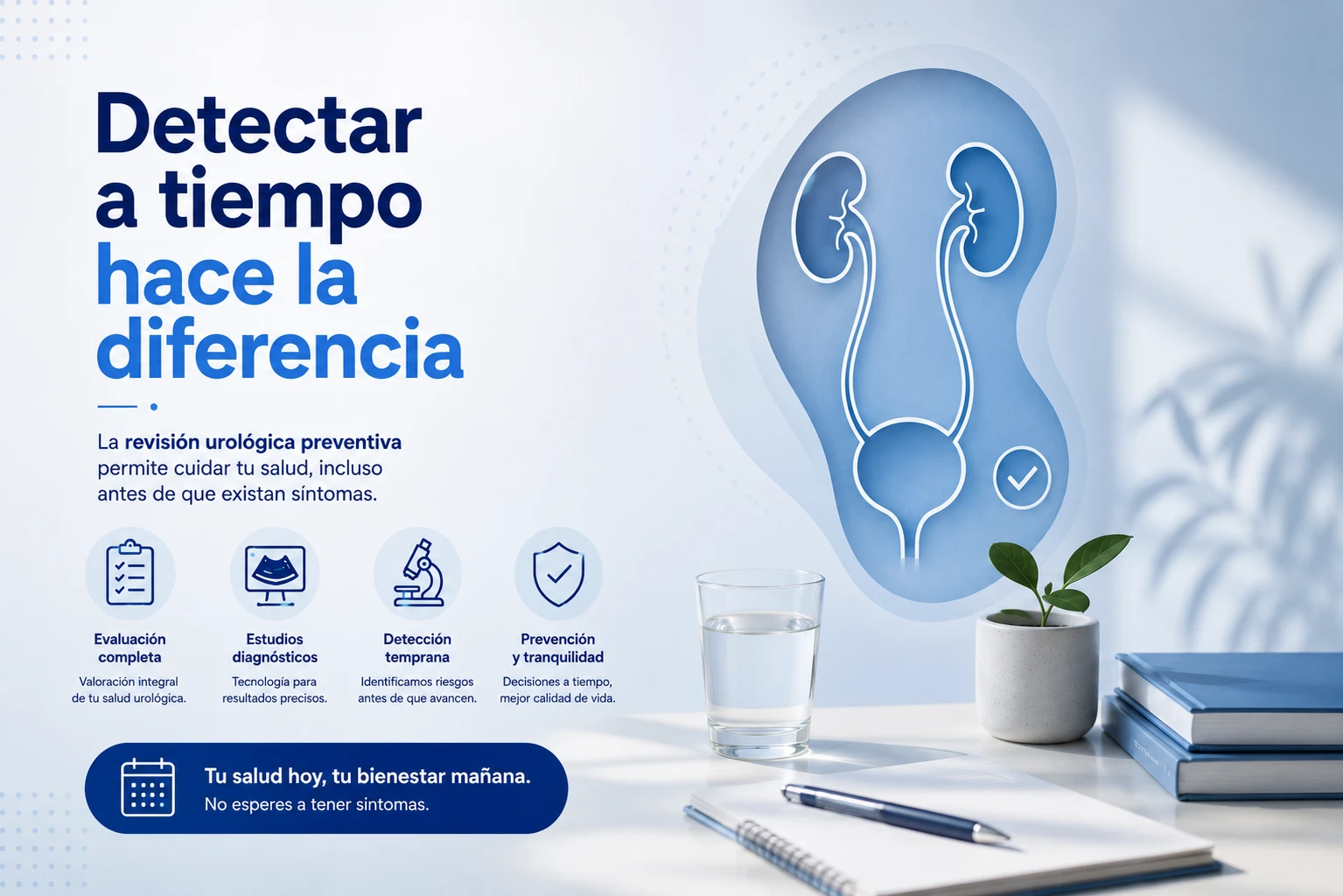 Revisión urológica preventiva — qué incluye y por qué no esperar · Dr. Iñigo Navarro